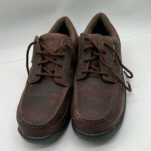 Florsheim Men's Polaris Lace-Up Oxford Shoes Composite Toe Brown 9.5 EEE